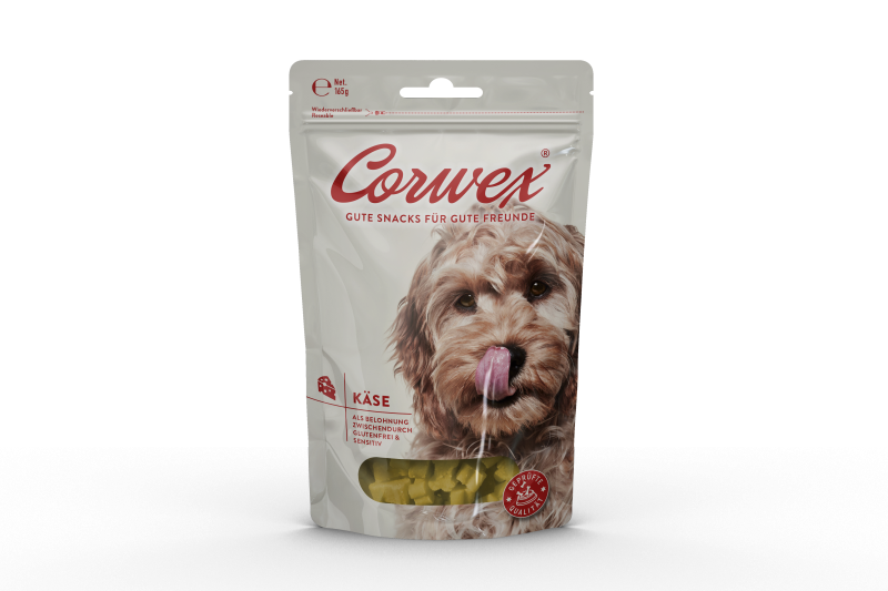 Corwex dog SOFT Treats mit Käse 165g - glutenfrei